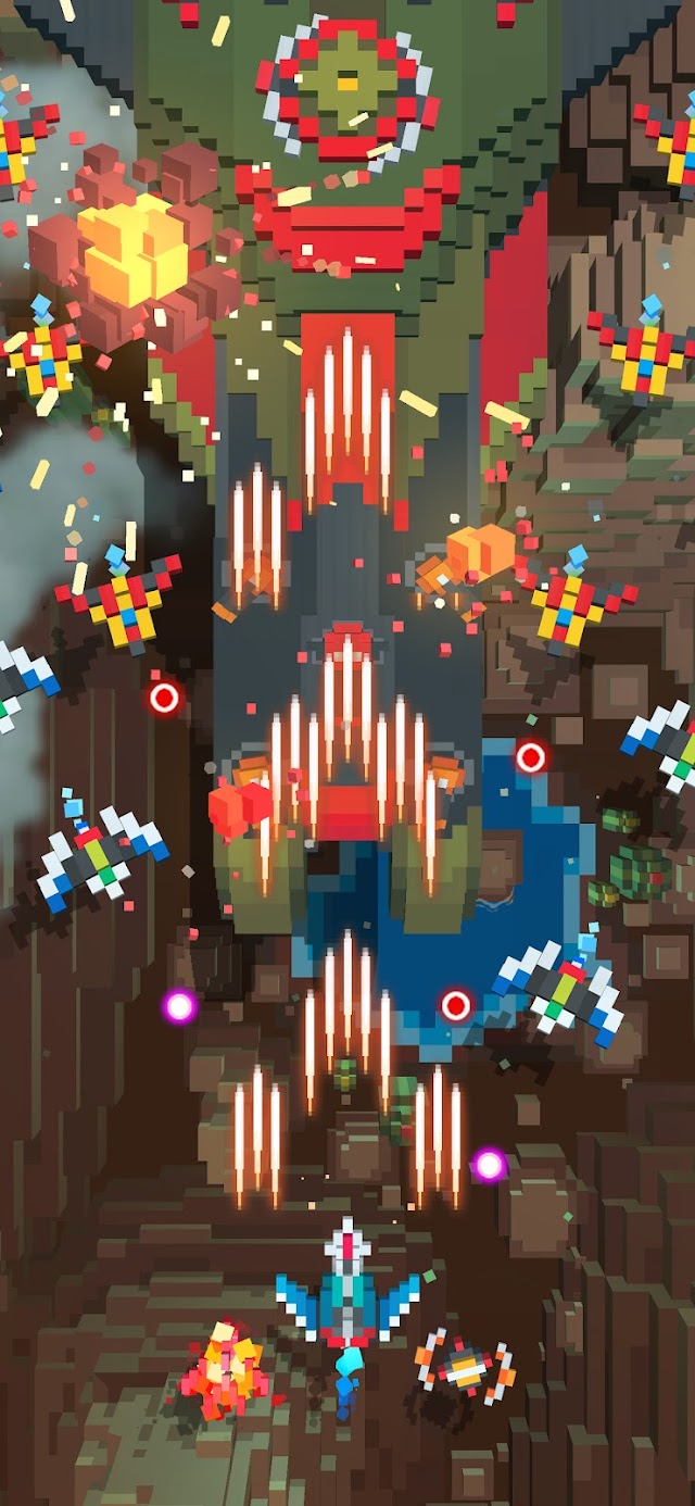 Sky Wings: Pixel Fighter 3D Resimleri