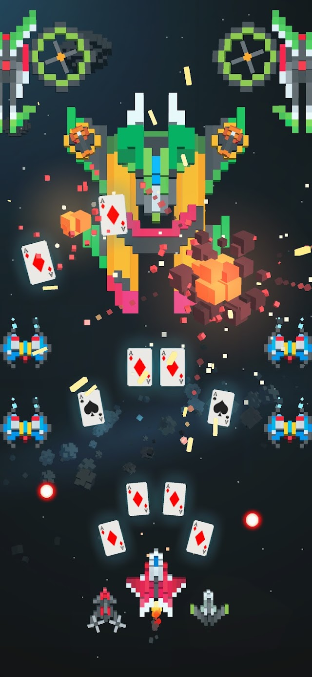 Sky Wings: Pixel Fighter 3D Resimleri