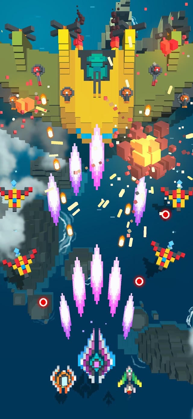 Sky Wings: Pixel Fighter 3D Resimleri
