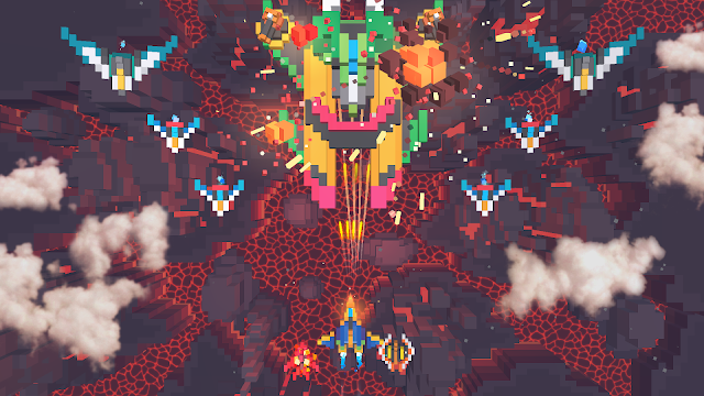 Sky Wings: Pixel Fighter 3D Resimleri