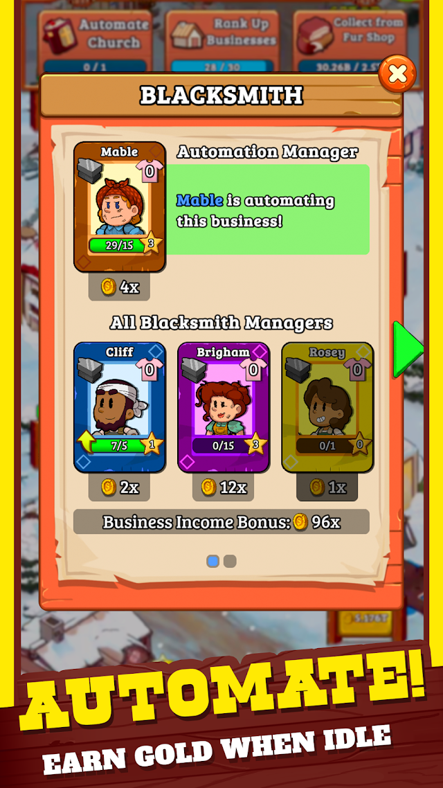 Idle Frontier: Tap Town Tycoon Resimleri
