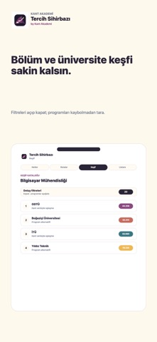 Tercih Sihirbazı Resimleri
