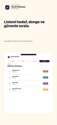 Tercih Sihirbazı Resimleri
