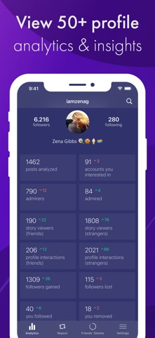 Reports+ Insta Takipçi Analiz Resimleri