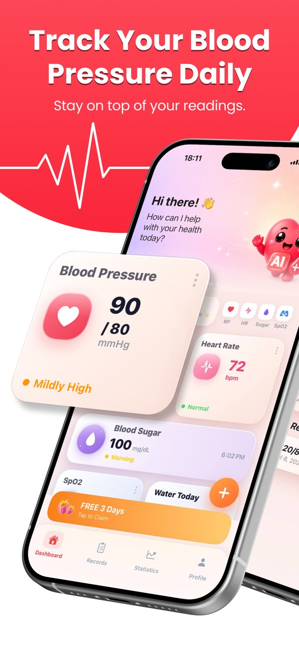 Health Monitor: BP & Glucose Resimleri