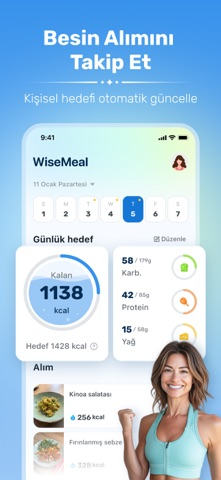 WiseMeal: AI Kalori Sayacı Resimleri
