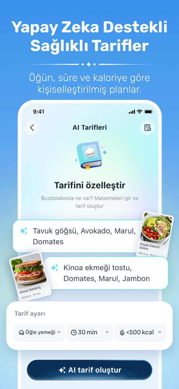 WiseMeal: AI Kalori Sayacı Resimleri
