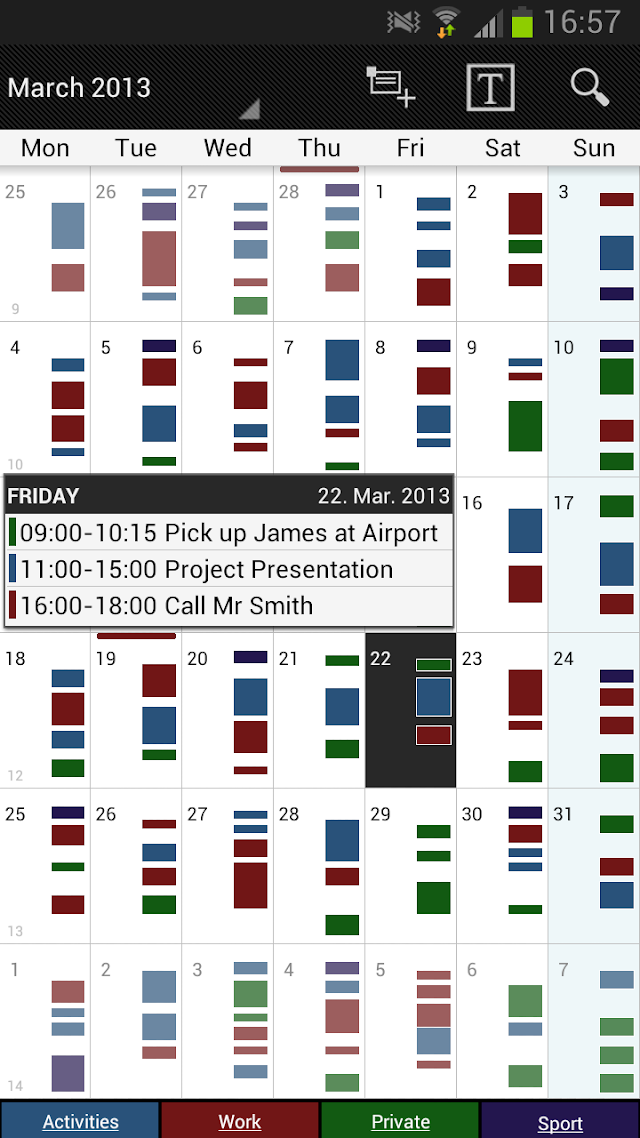 Business Calendar Resimleri