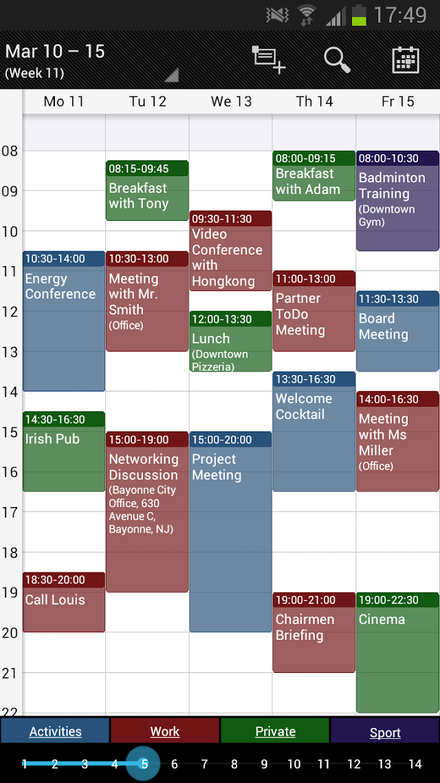 Business Calendar Resimleri