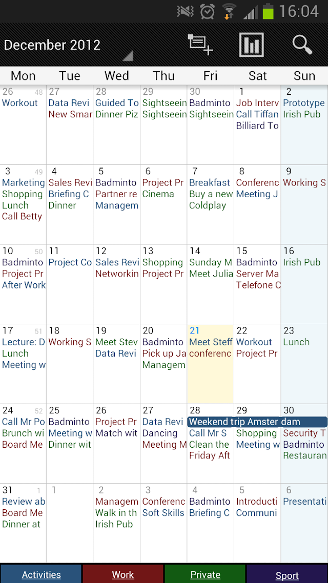 Business Calendar Resimleri