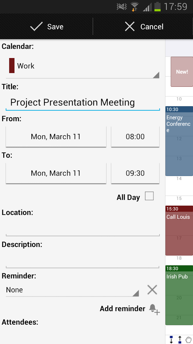 Business Calendar Resimleri