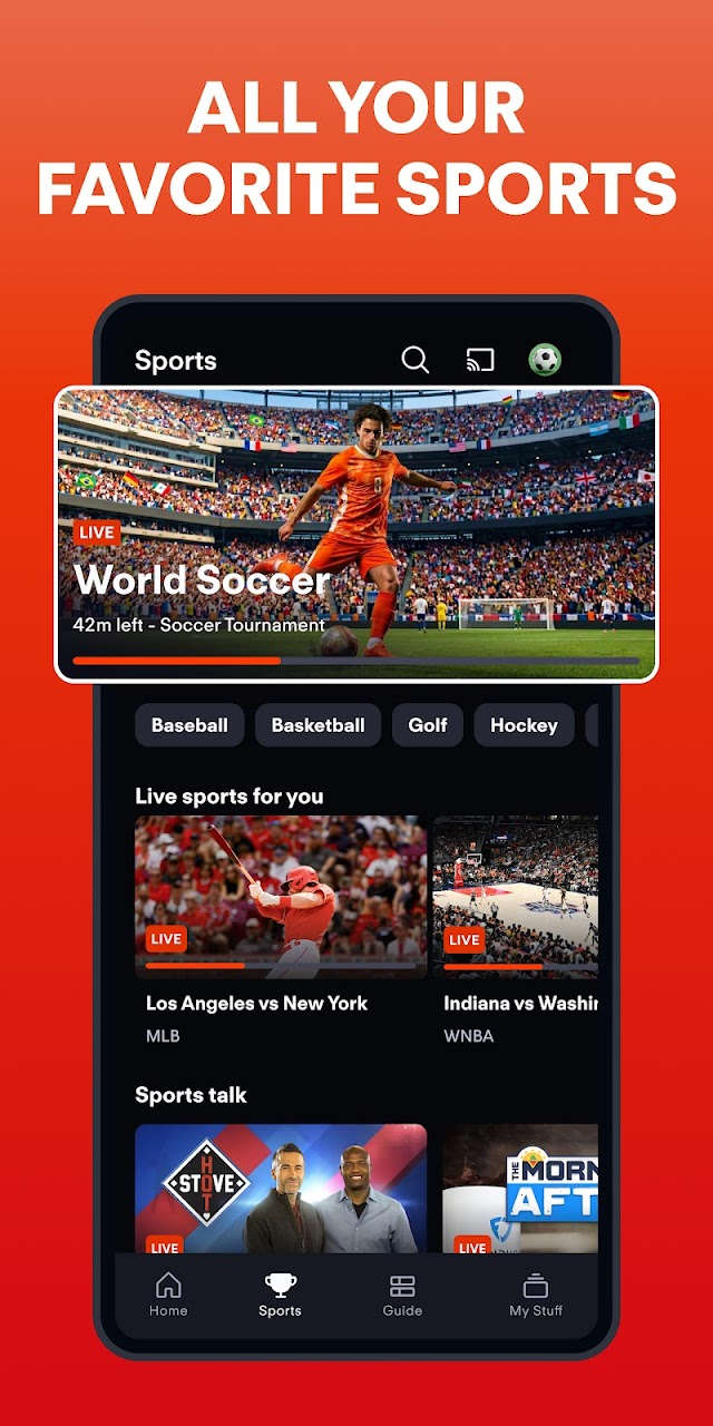 Fubo: Watch Live TV & Sports Resimleri