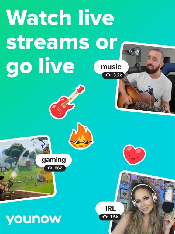 YouNow: Live Stream & Go Live Resimleri