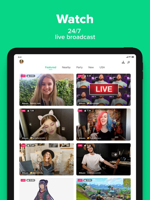 YouNow: Live Stream & Go Live Resimleri
