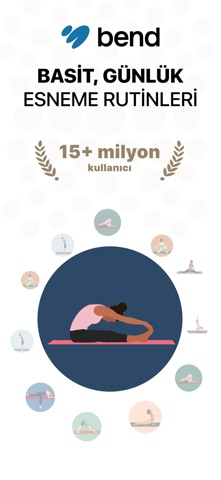 Bend: Esneme hareketleri, yoga Resimleri