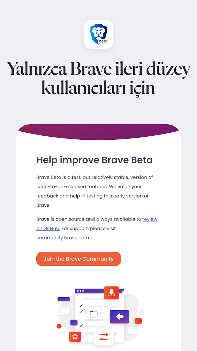 Brave Beta Resimleri