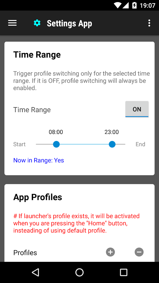 Ayarlar App Resimleri