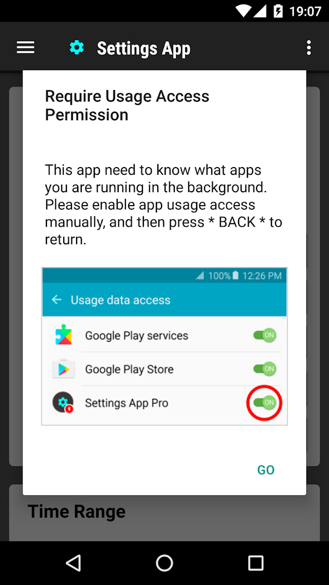 Ayarlar App Resimleri