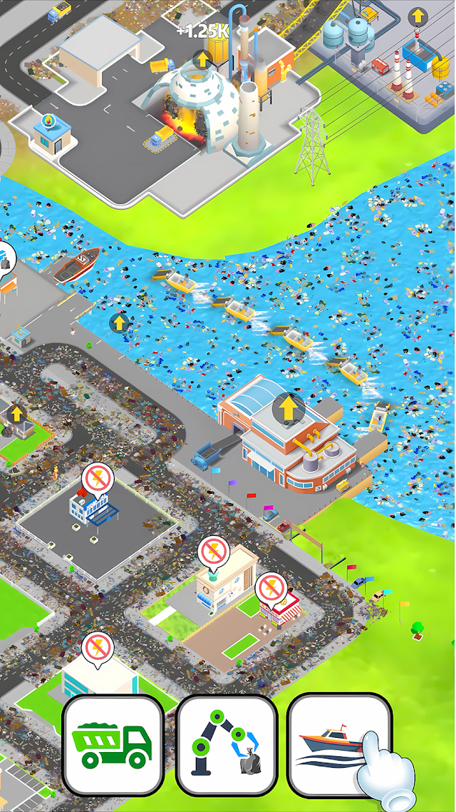 Trash Tycoon Idle business Resimleri
