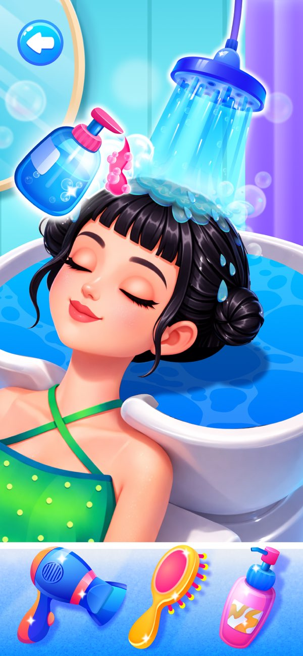 Kuaf�r K�z oyunlar�, Sa� Kesme Resimleri