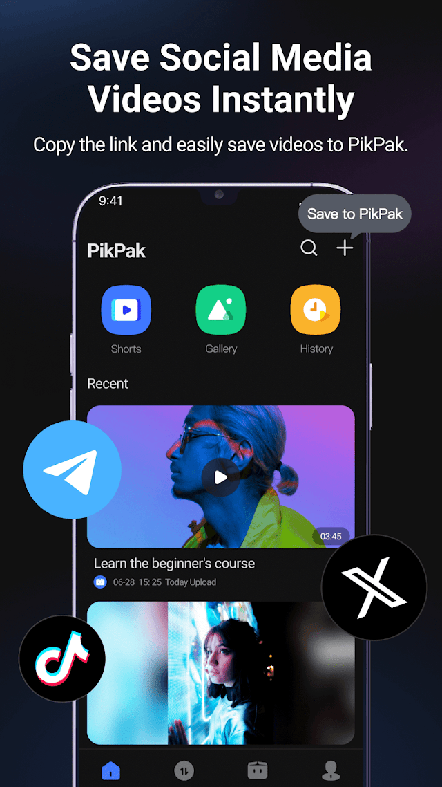 PikPak-Safe Cloud, Video Saver Resimleri