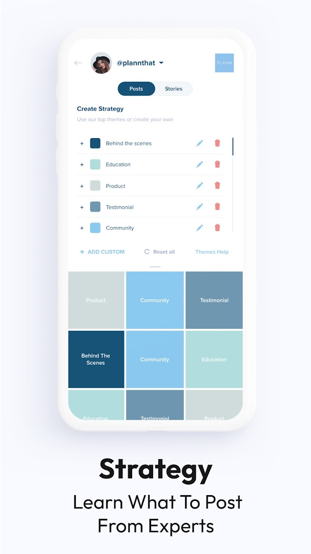 Plann: Preview for Instagram Resimleri