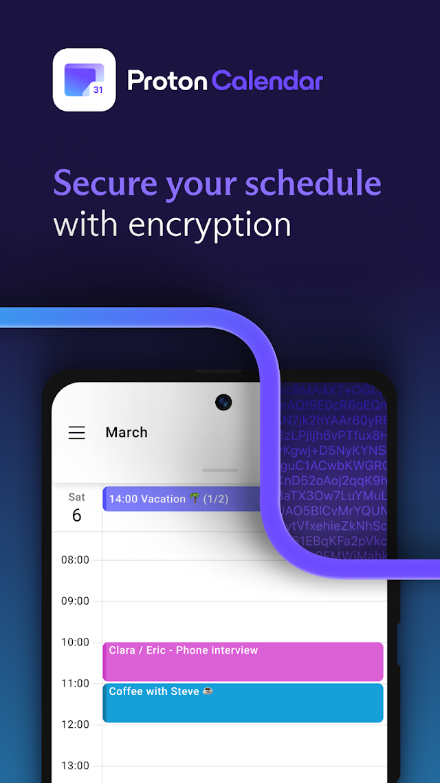 Proton Calendar: Secure Events Resimleri