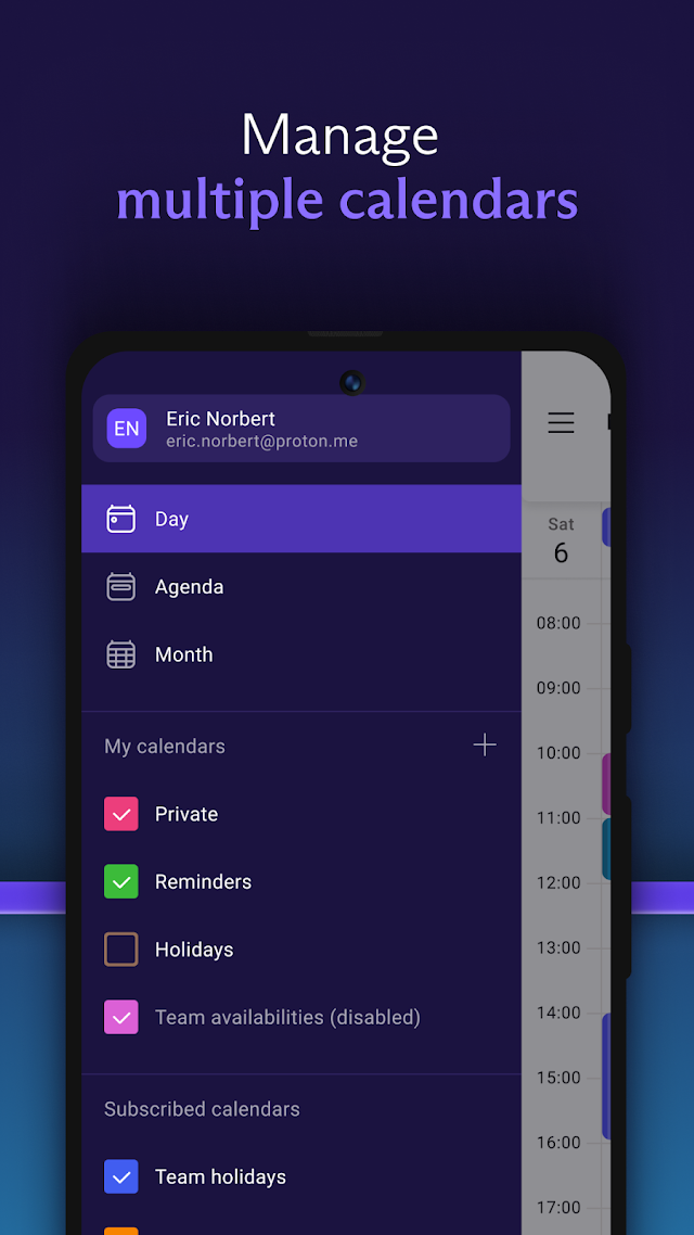 Proton Calendar: Secure Events Resimleri