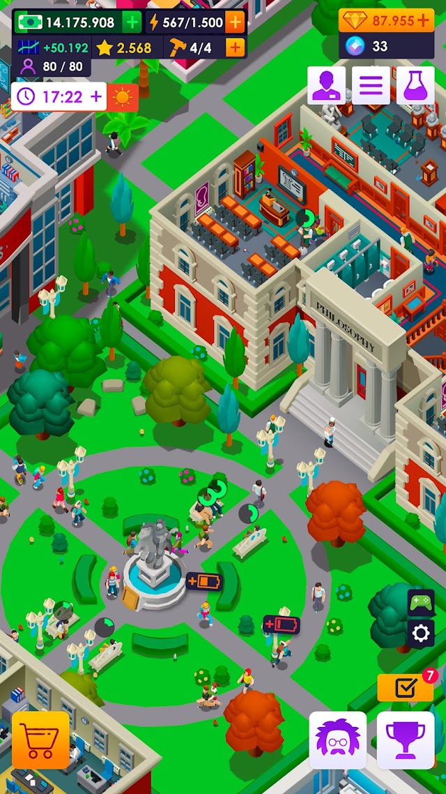 University Empire Tycoon Idle Resimleri