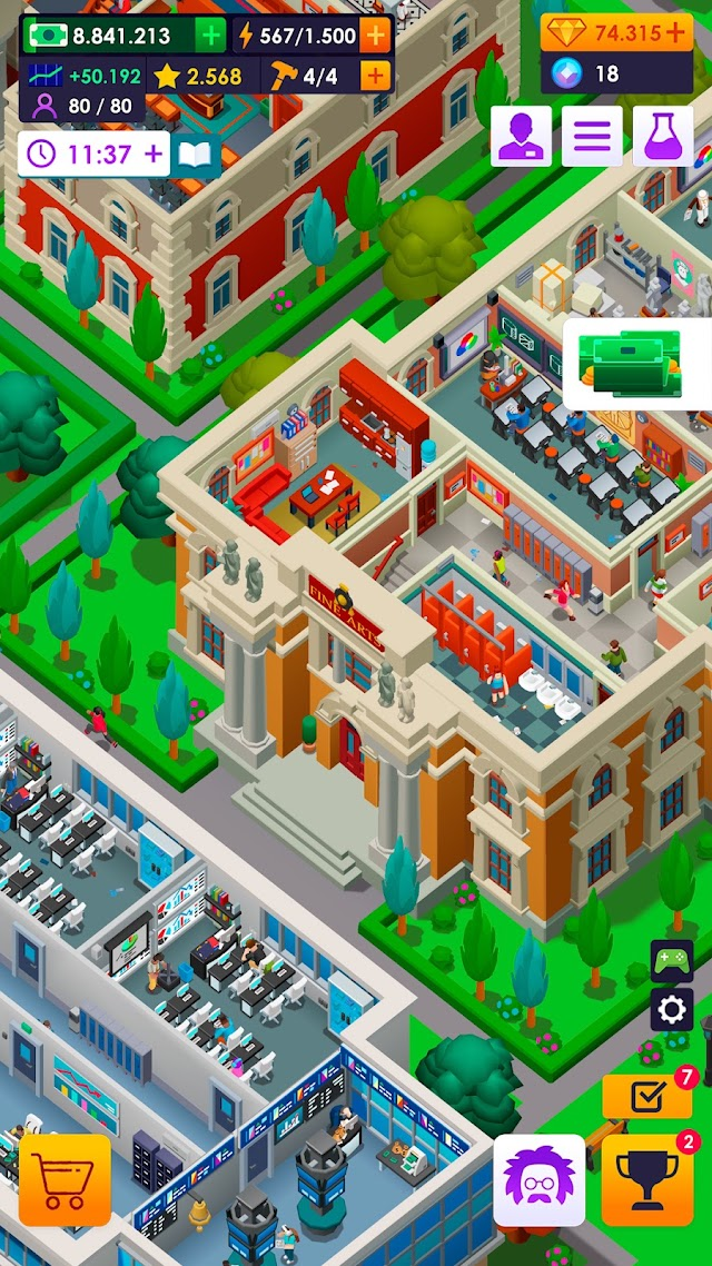 University Empire Tycoon Idle Resimleri