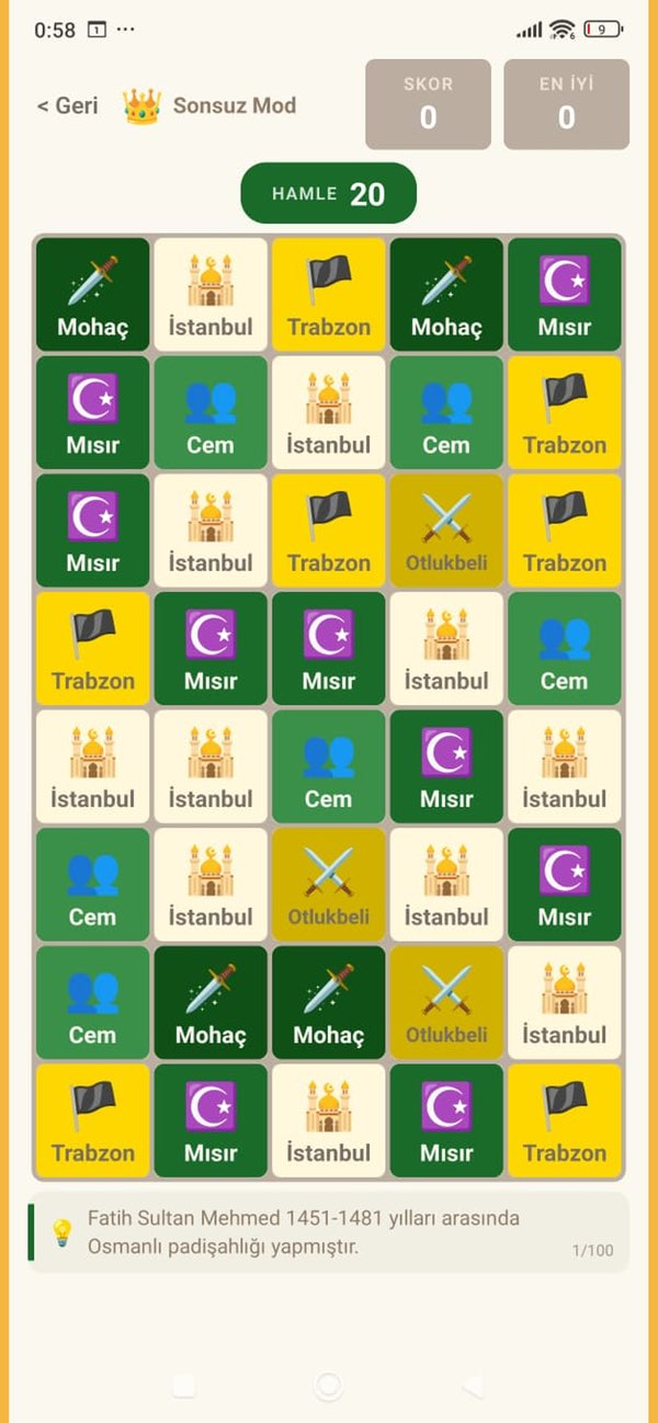 KPSS Tarih Oyunu Resimleri