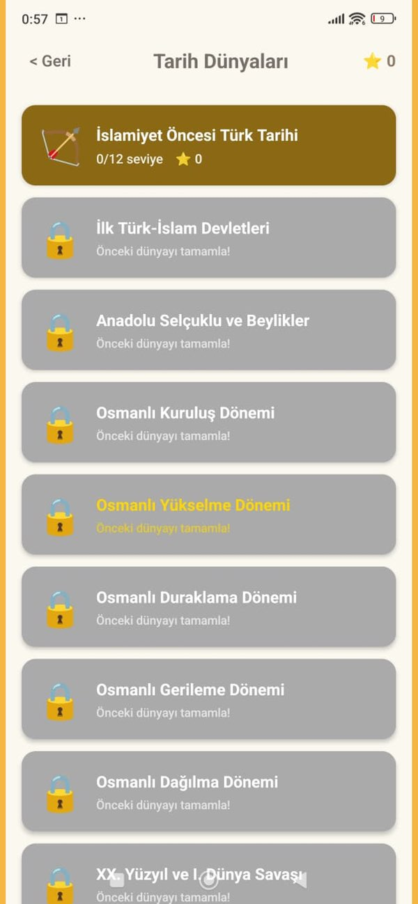 KPSS Tarih Oyunu Resimleri