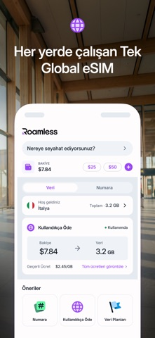 Roamless: eSIM Gezi �nterneti Resimleri