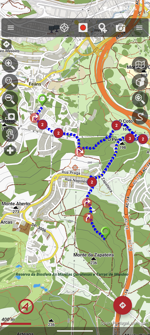 OruxMaps GP Resimleri