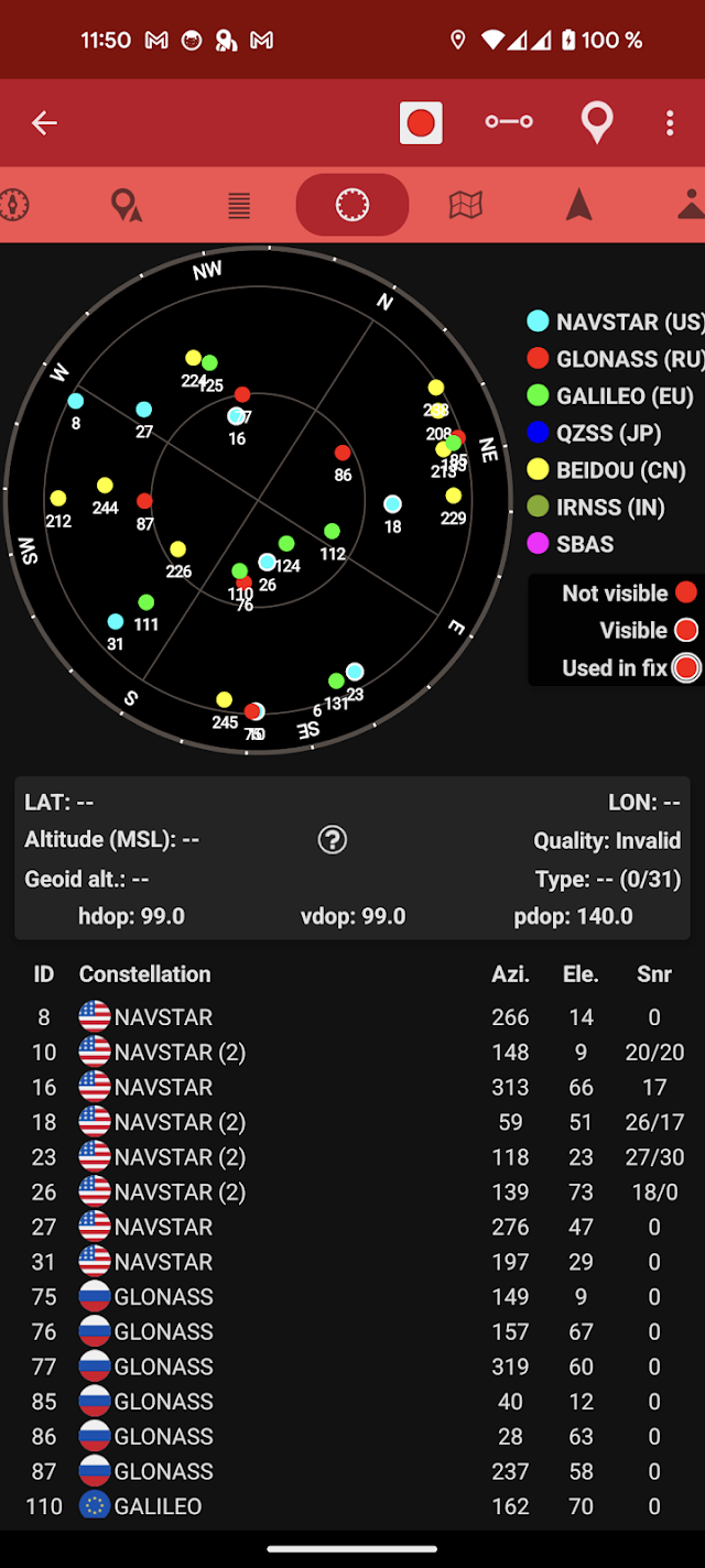 OruxMaps GP Resimleri