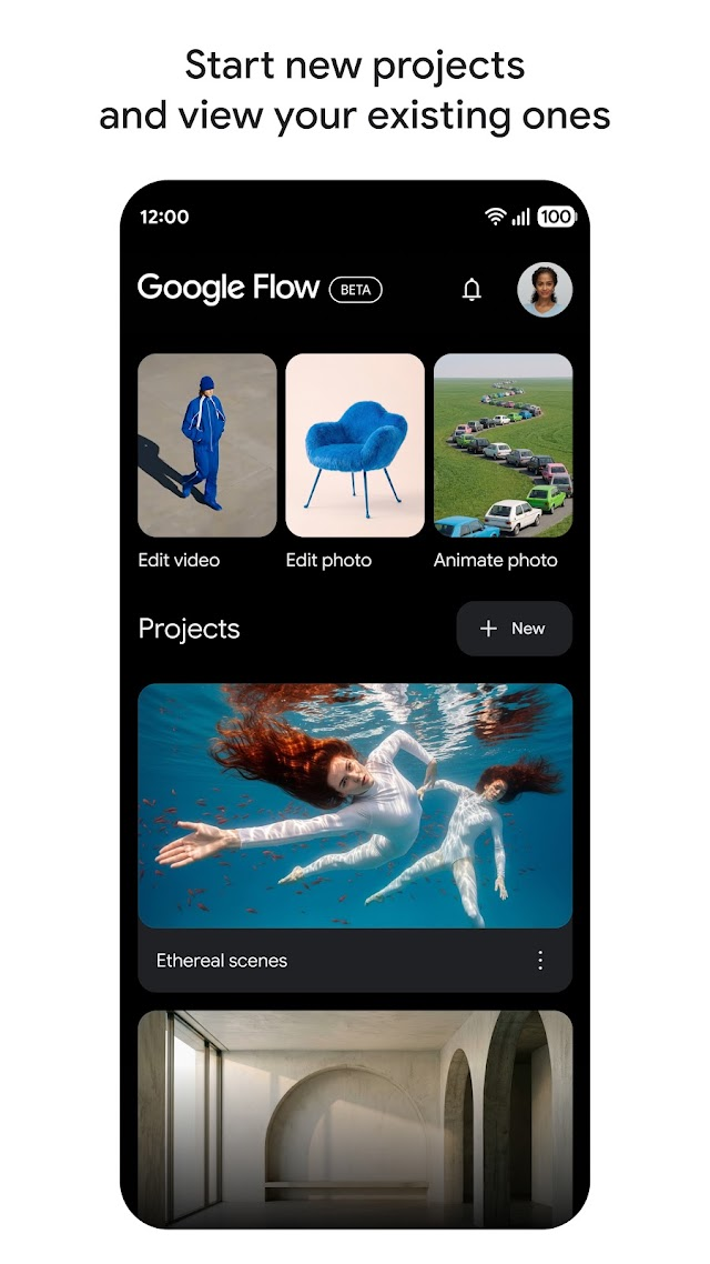 Google Flow Beta Resimleri