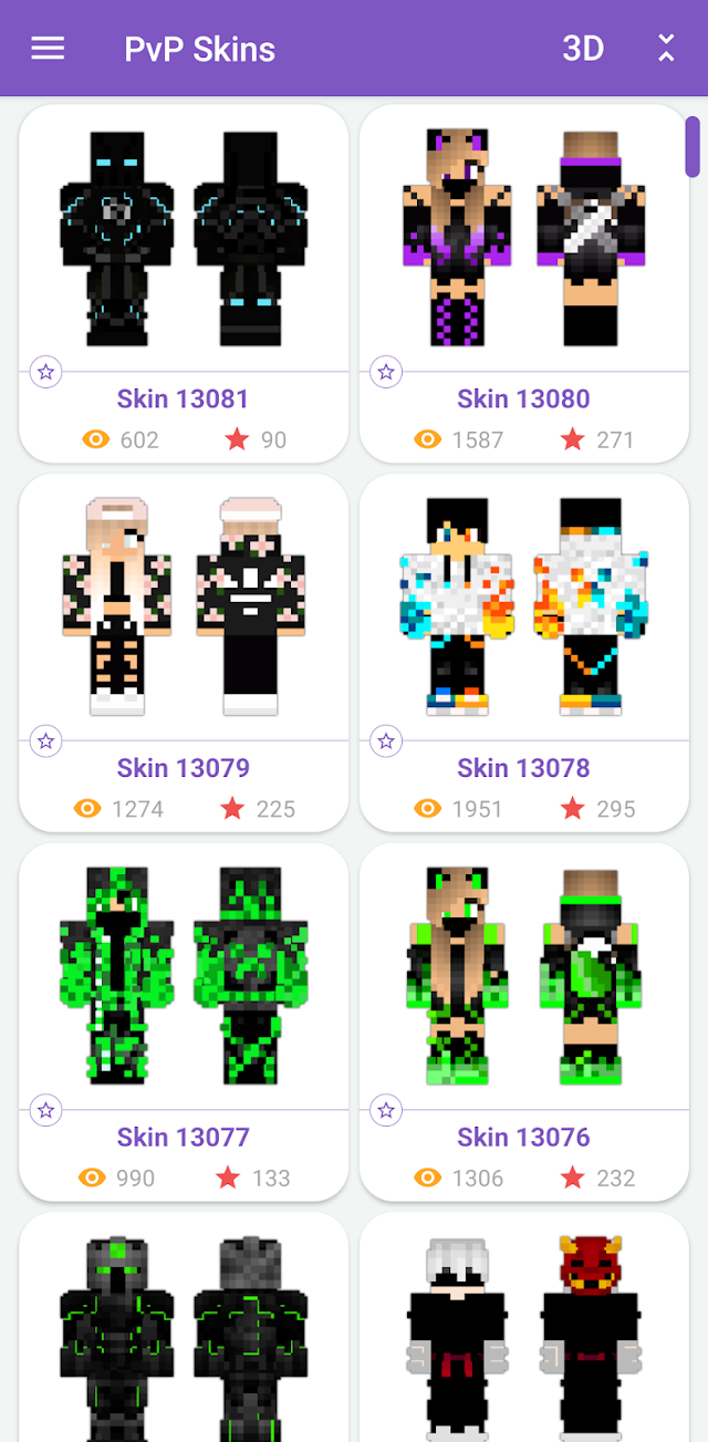 PvP Skins for Minecraft PE Resimleri