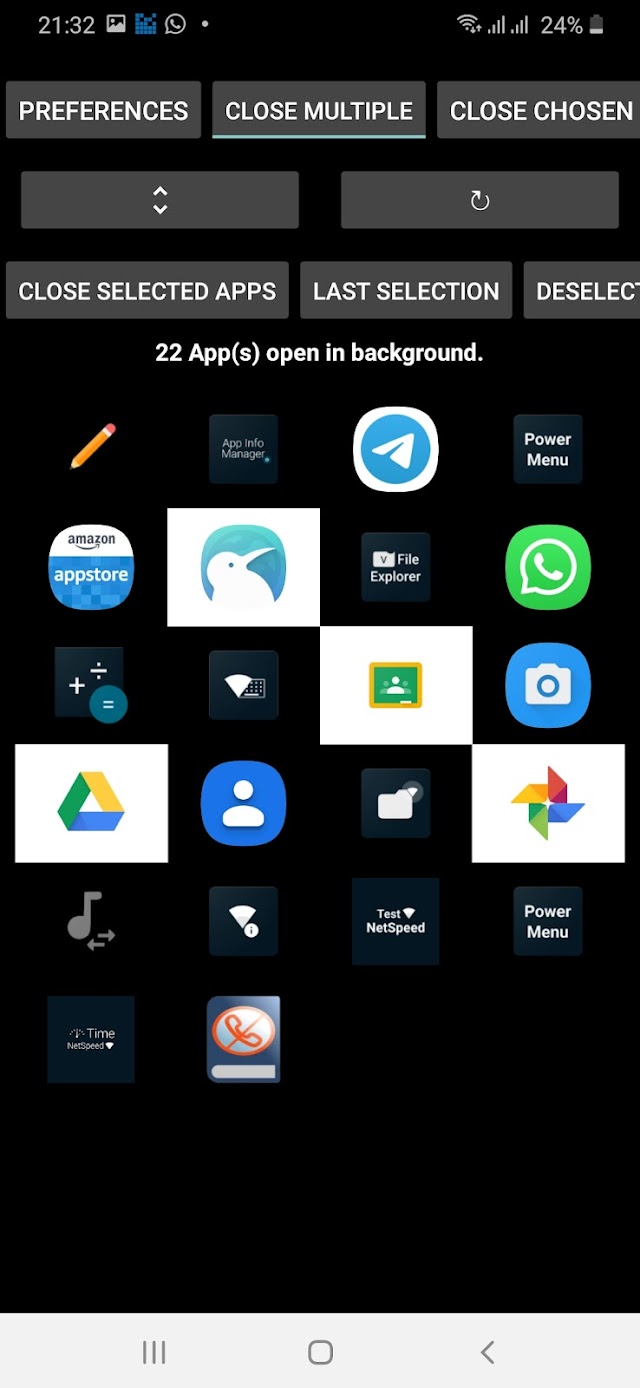 Background Apps & Process List Resimleri