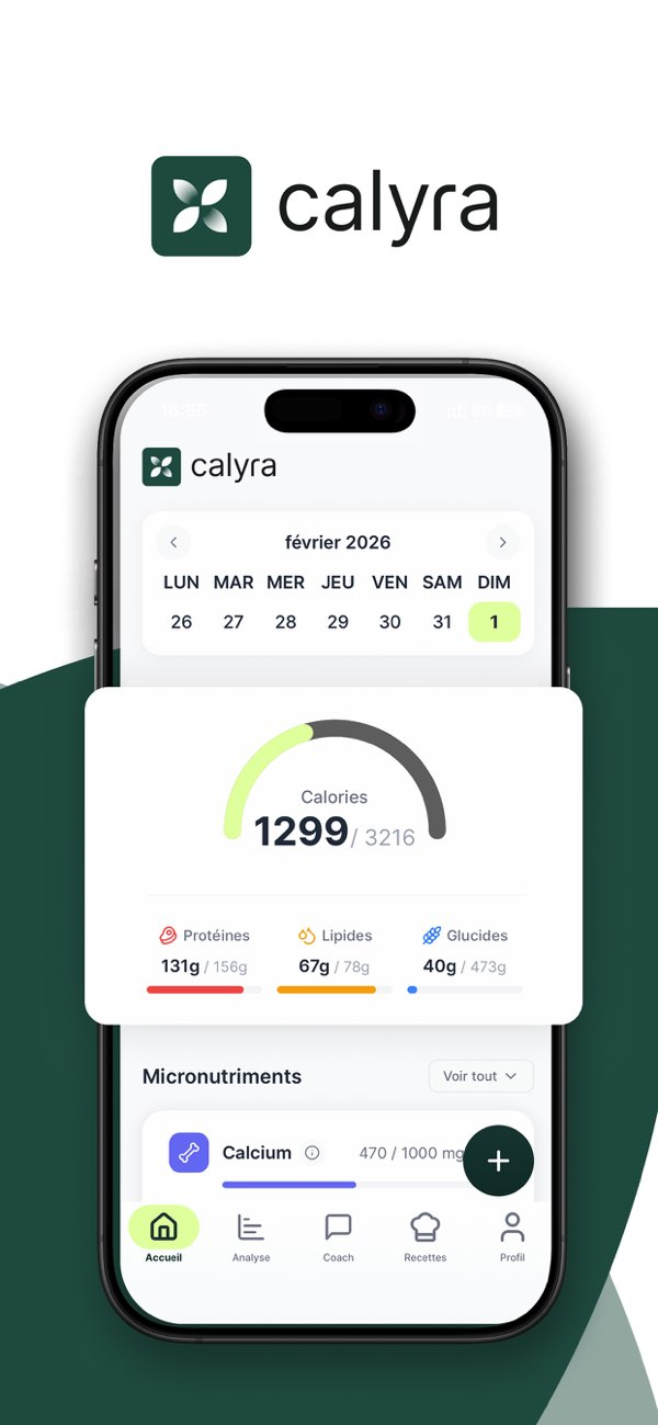 Calyra - AI Kalori Takibi Resimleri