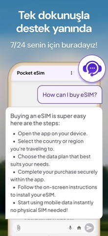 Pocket eSIM: Seyahat İnternet Resimleri