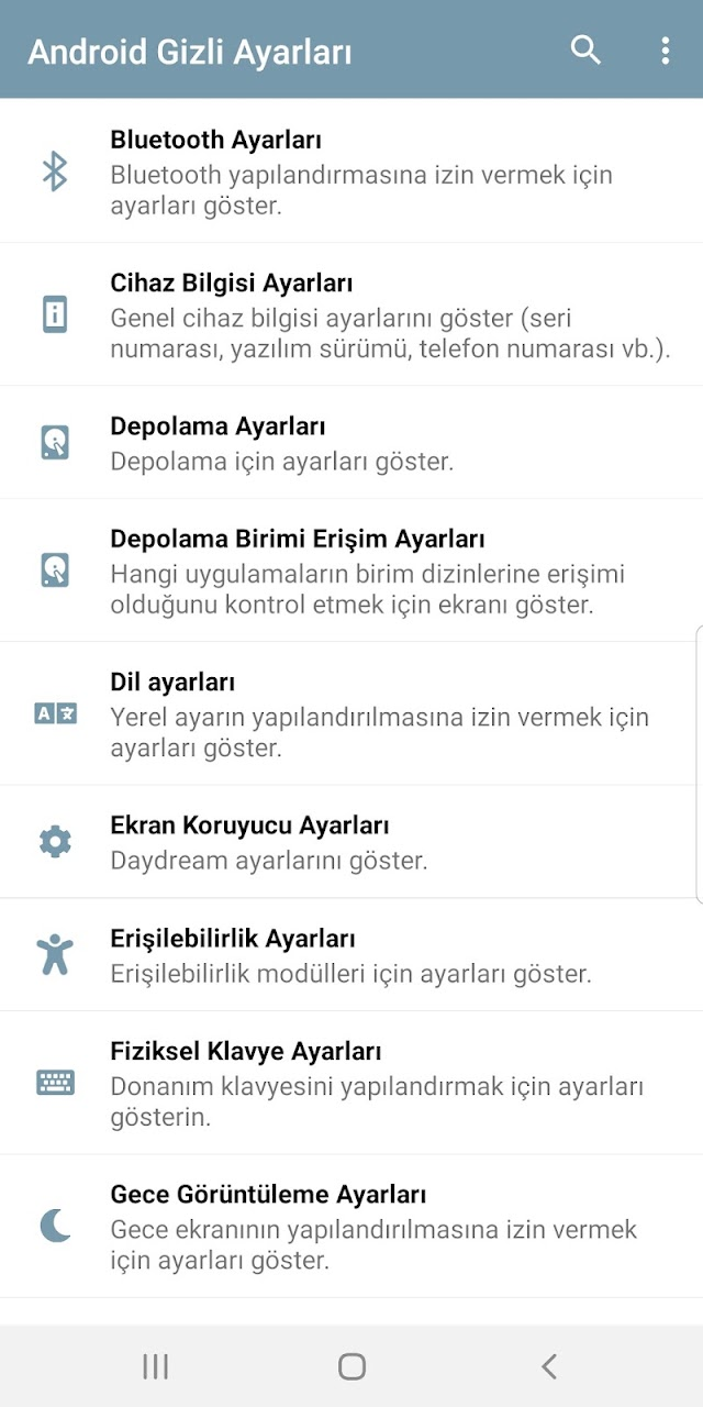 Ayarlar K�sayolu Resimleri