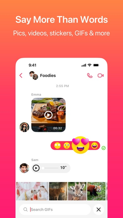 JusTalk Video Chat & Messenger Resimleri
