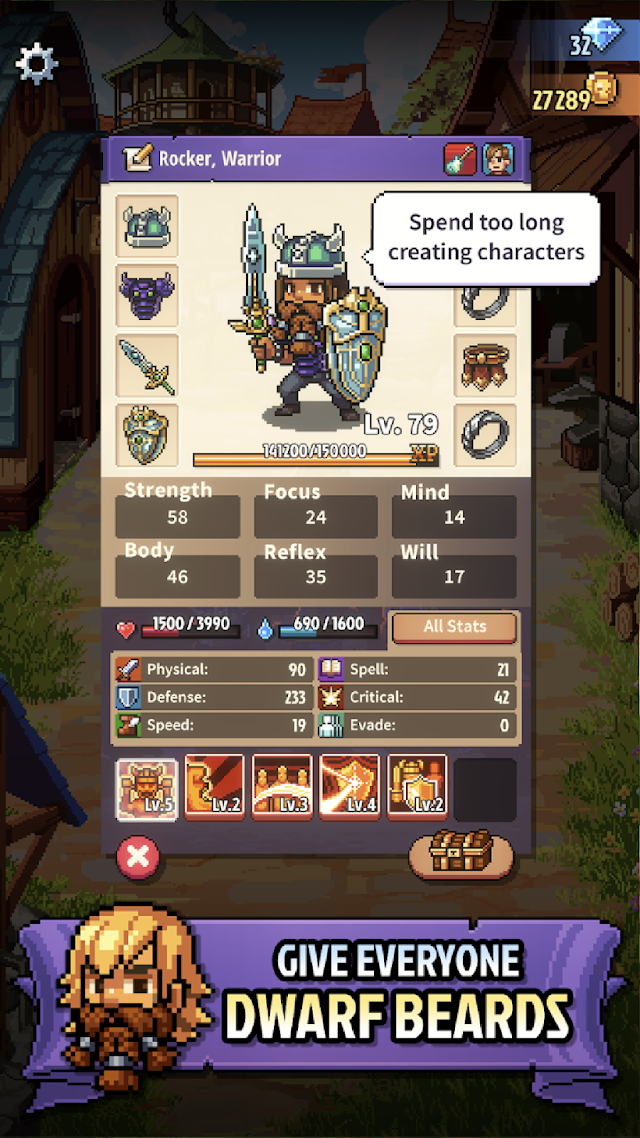 Knights of Pen and Paper 3 RPG Resimleri
