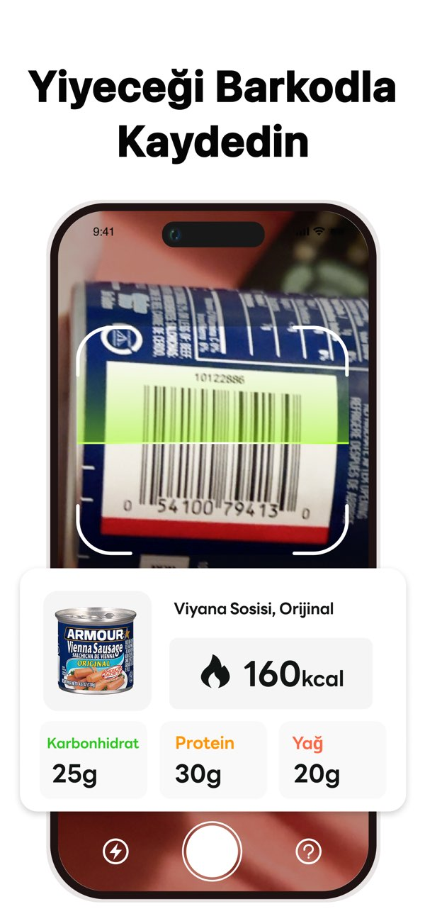 AI Calorie Tracker:FoodPilot Resimleri