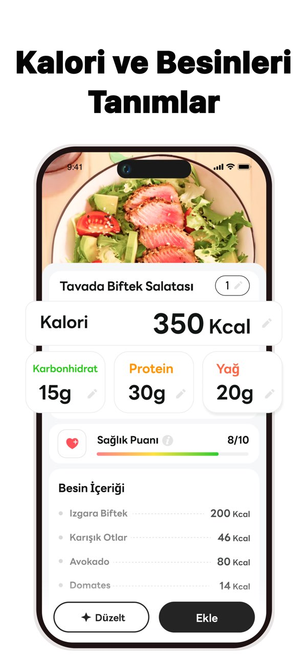 AI Calorie Tracker:FoodPilot Resimleri