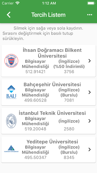 Güncel YKS Tercih Robotu Resimleri