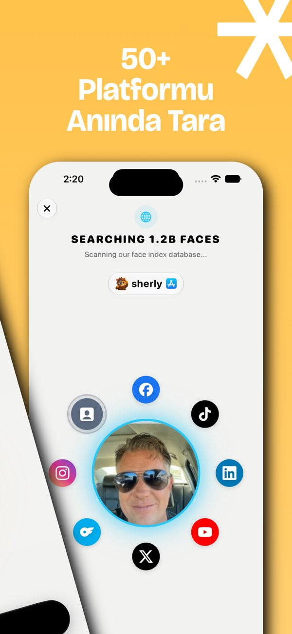 Sherlock � AI Face Search Resimleri