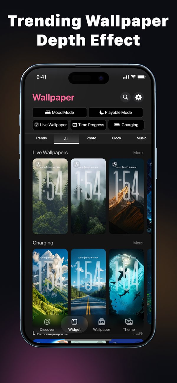 Retheme: Locket Widget, Theme Resimleri