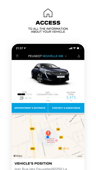MYPEUGEOT APP Resimleri