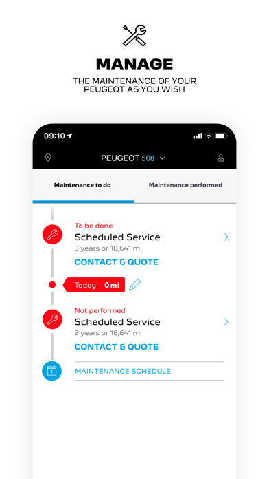 MYPEUGEOT APP Resimleri